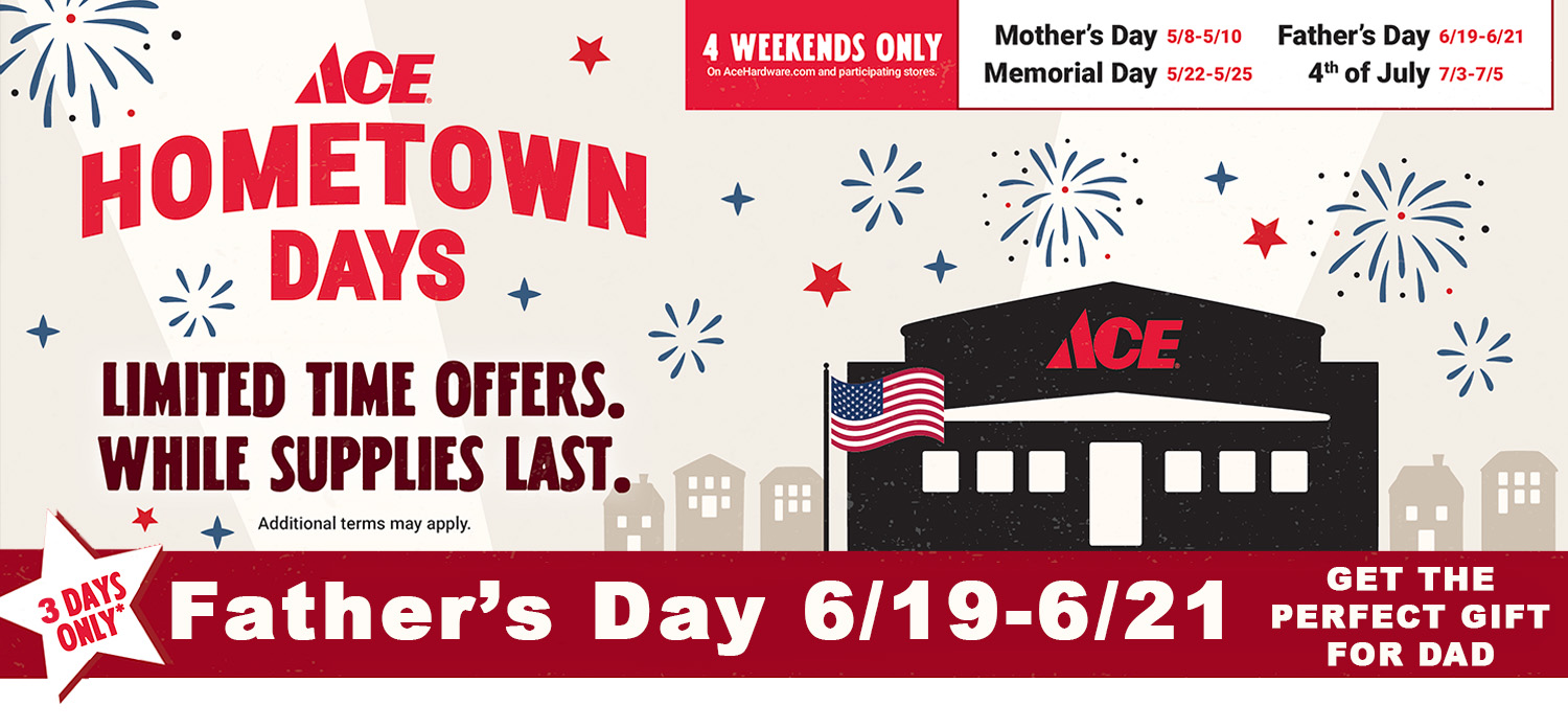 Poulsen Ace Hardware Hometown Days Jun 19-21